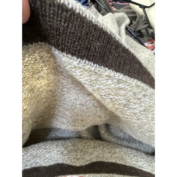 Vintage WOOLRICH Men’s Khaki Pullover Wool Blend Sweater Winter Size Large - Picture 6 of 8